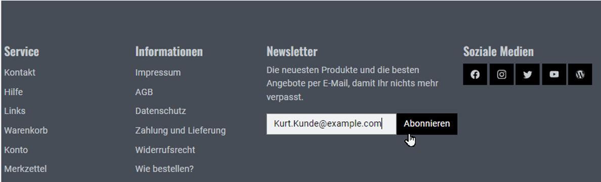 Newsletter abonnieren