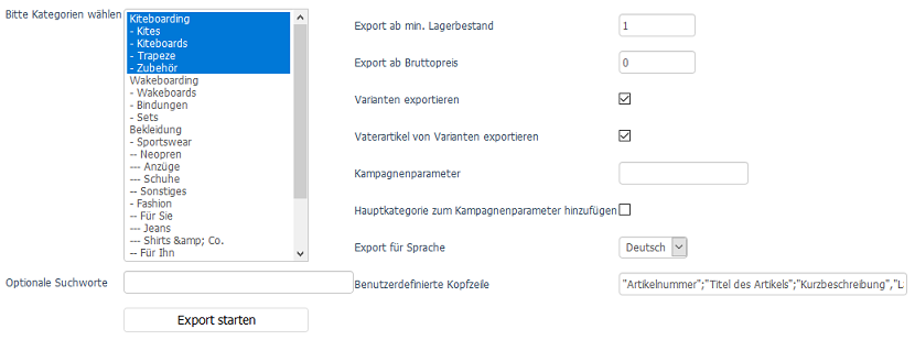 Export
