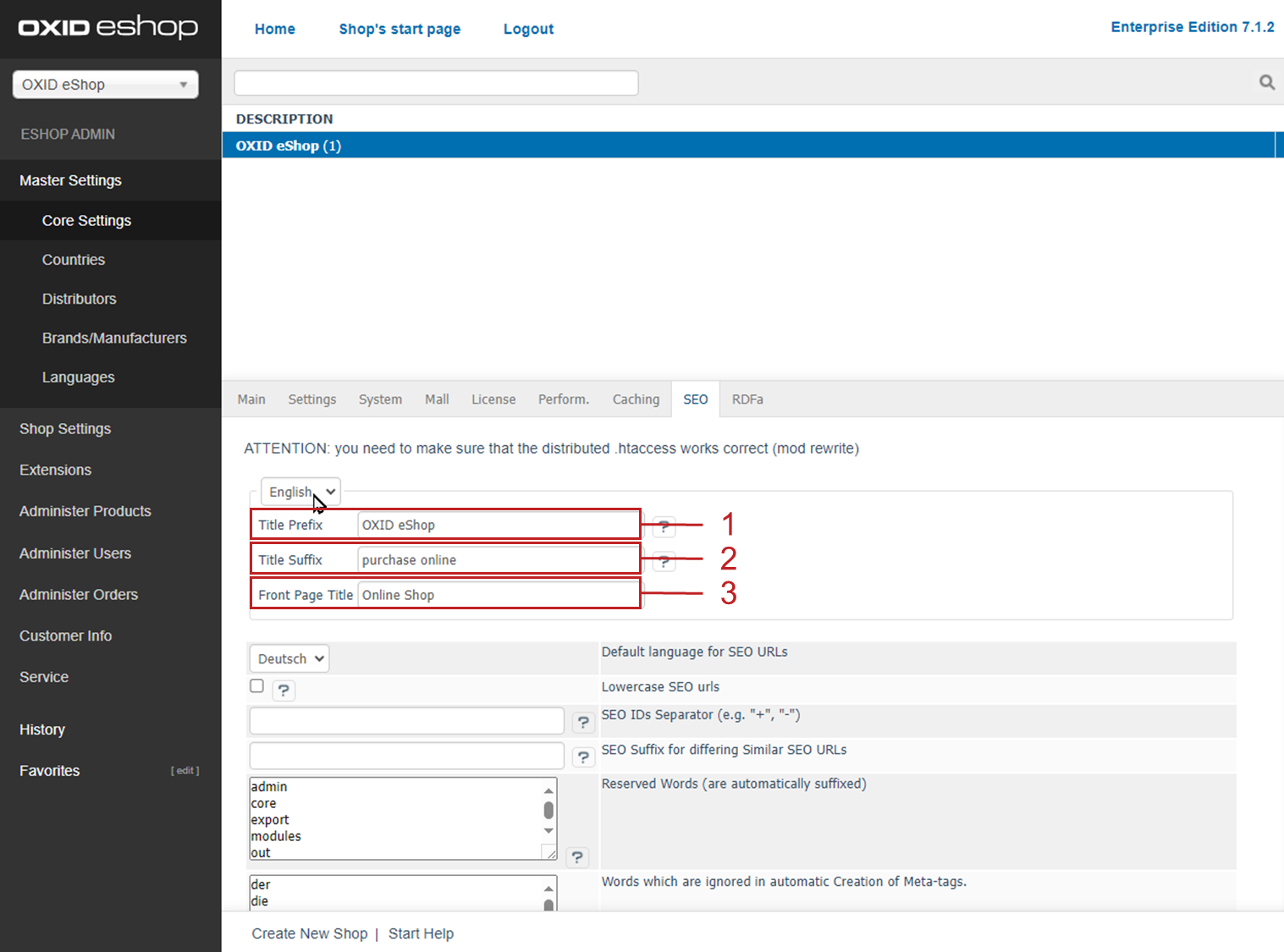 Defining metadata: Page title