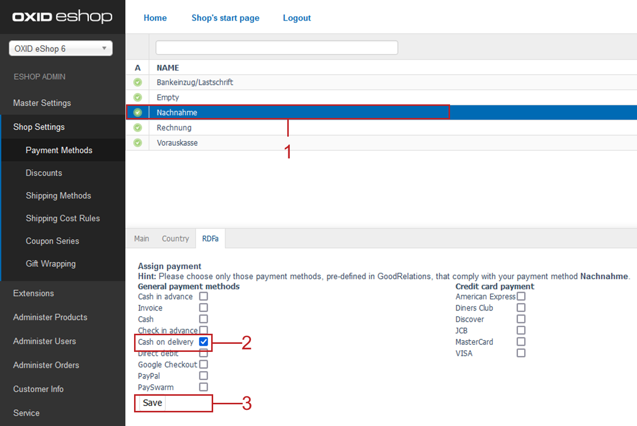 Embedding payment method information