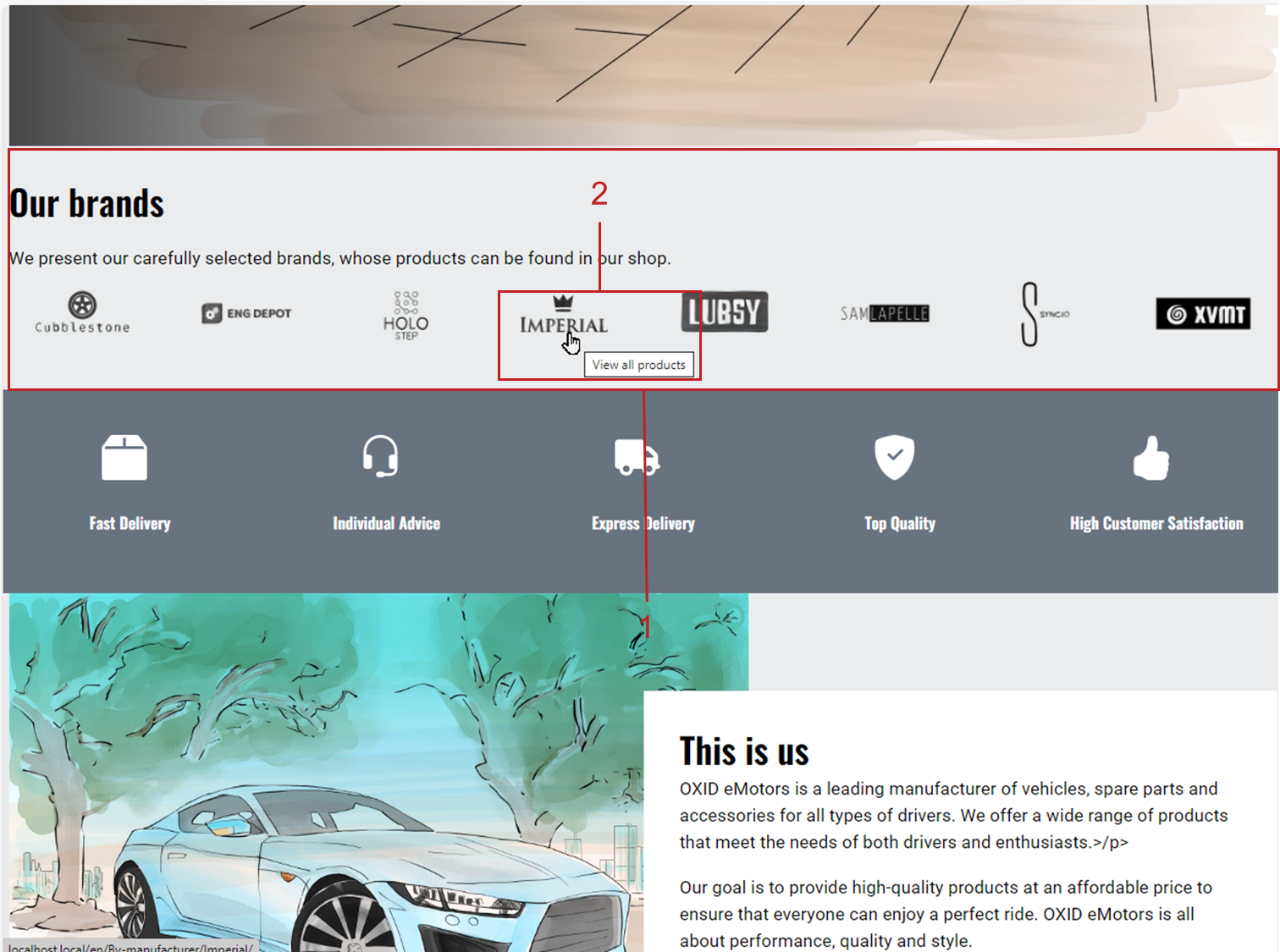 Brand slider