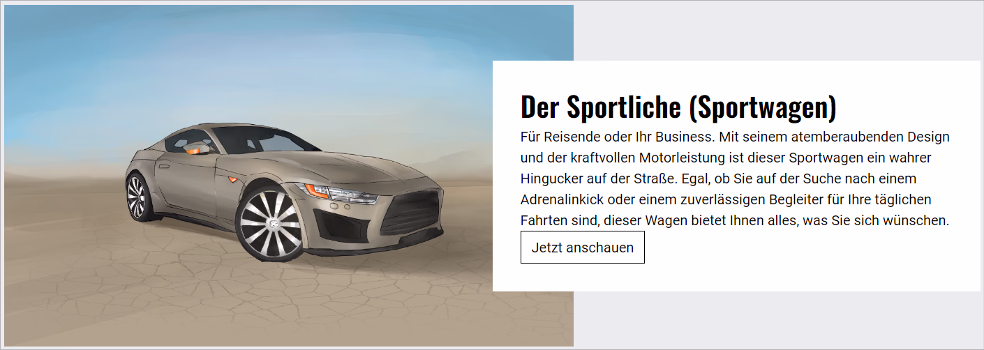 Asymetrisch Bild Links